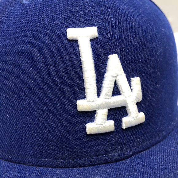 ❌SOLD❌ 59FIFTY NEW ERA Blue LA Dodgers Fitted Hat - Picture 2 of 7